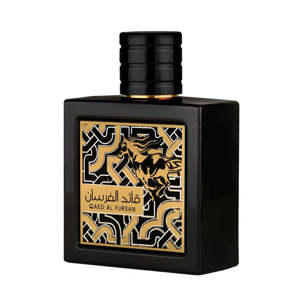 Perfume Lattafa Qaed Al Fursan Black Eau De Parfum Unissex 90Ml