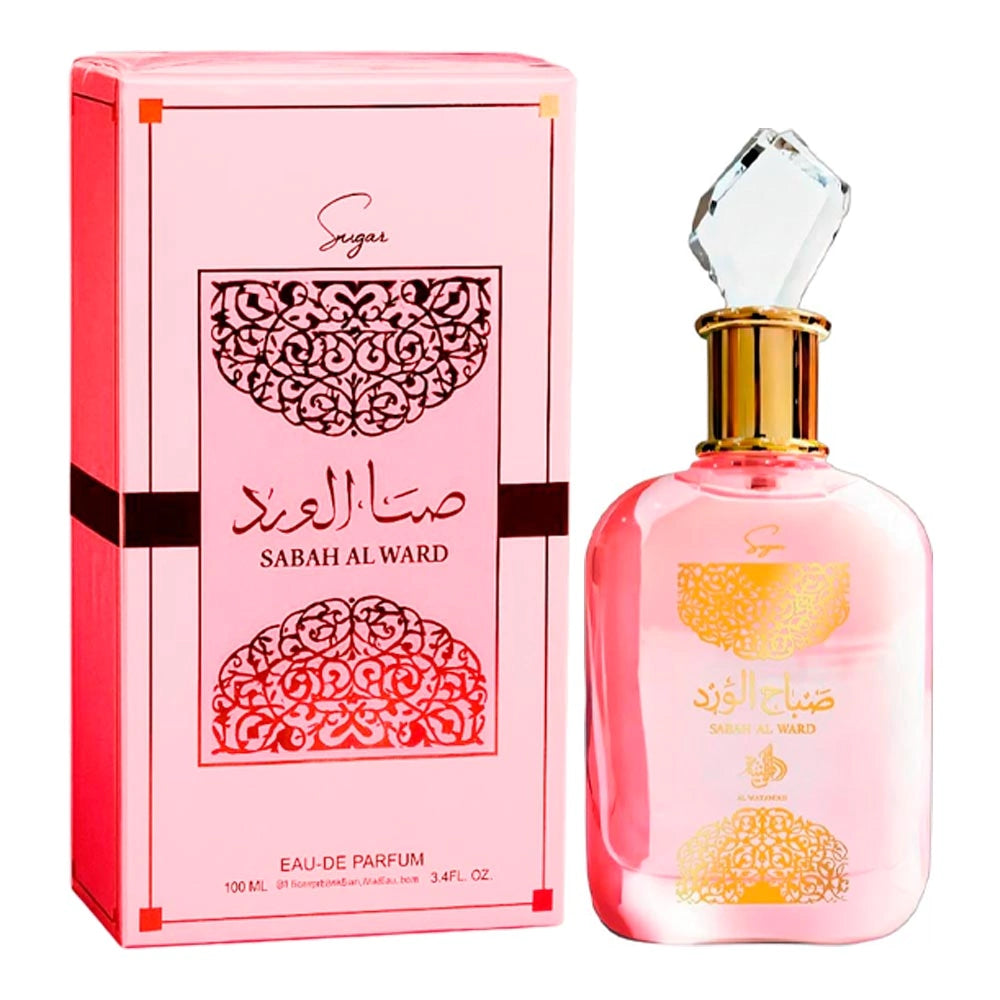 Perfume Al Wataniah Sabah Al Ward Sugar Eau de Parfum Feminino 100ML