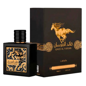 Perfume Lattafa Qaed Al Fursan Black Eau De Parfum Unissex 90Ml