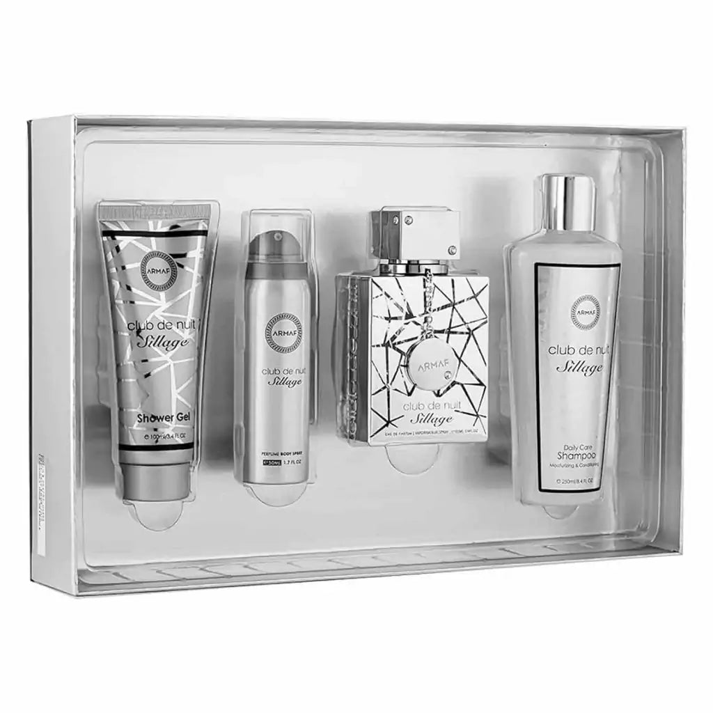 Perfume Kit Armaf Club De Nuit Sillage Masculino - (4 Unidades)