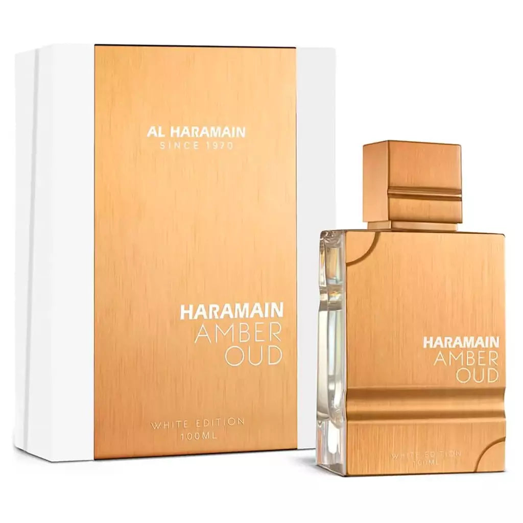 Perfume Al Haramain Amber Oud White Edition Eau De Parfum Unissex 100Ml