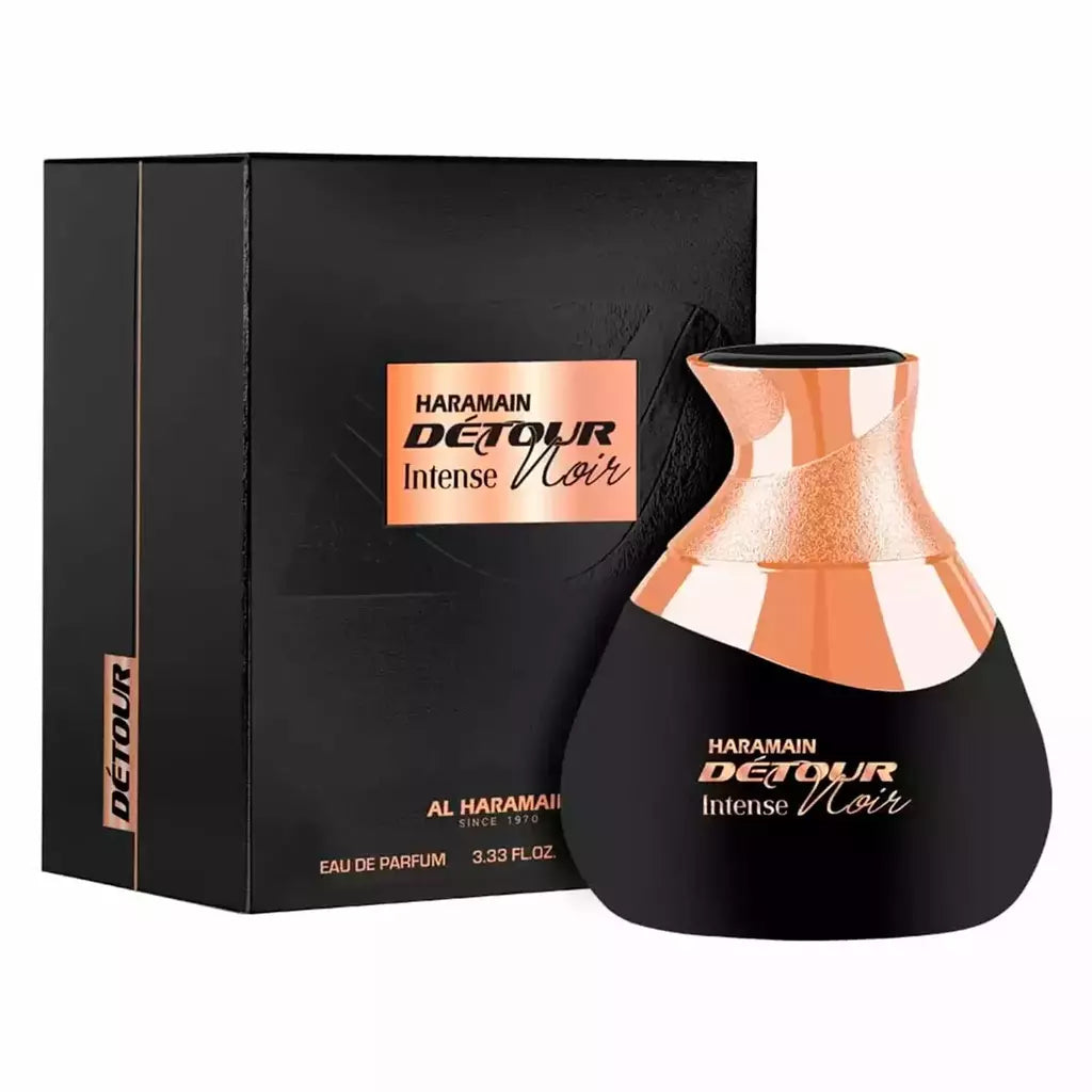 Perfume Al Haramain Detour Noir Intense Eau De Parfum Unissex 100Ml