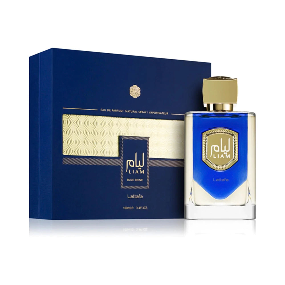 Perfume Lattafa Liam Blue Shine EDP Masculino 100ml