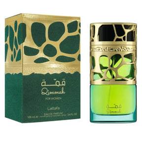 Perfume Lattafa Qimmah For Women (Verde) Feminino 100Ml